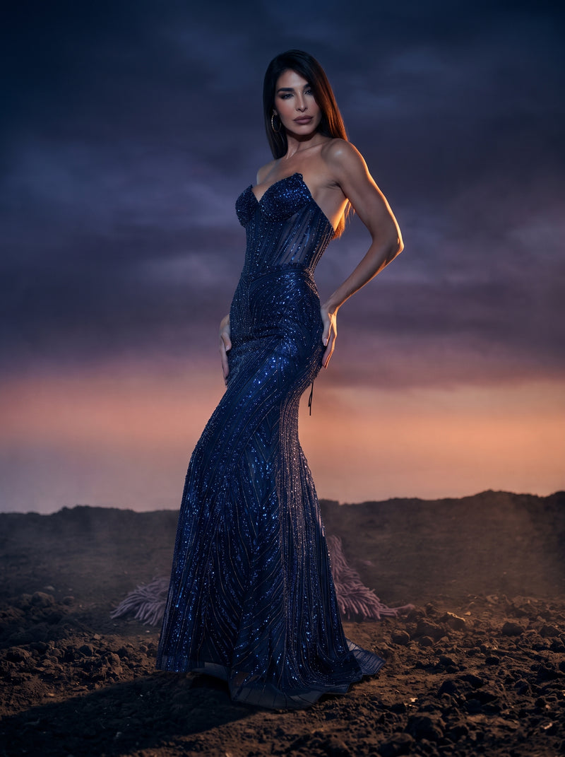 Isadora Dress with Beading