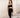 Asymmetrical black dress