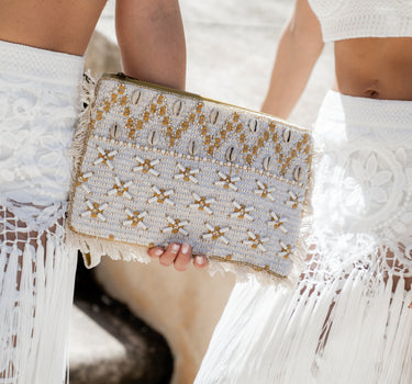 Bolso Margarita Clutch Amarillo