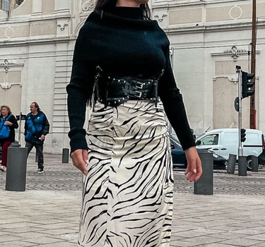 Falda Zebra Chic