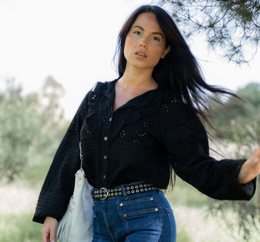 Jeans Skinny Tiro Alto Urban Chic