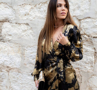 Vestido Eclipse Dorado